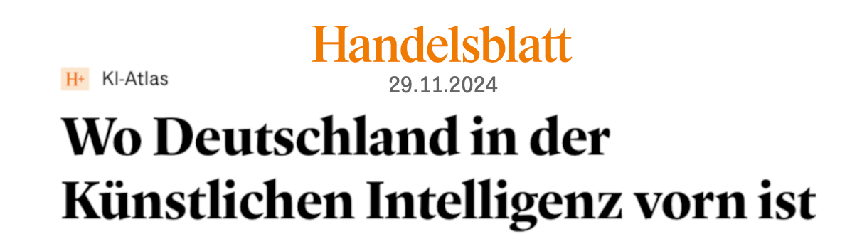 Wo Deutschland in der Künstlichen Intelligenz vorn ist